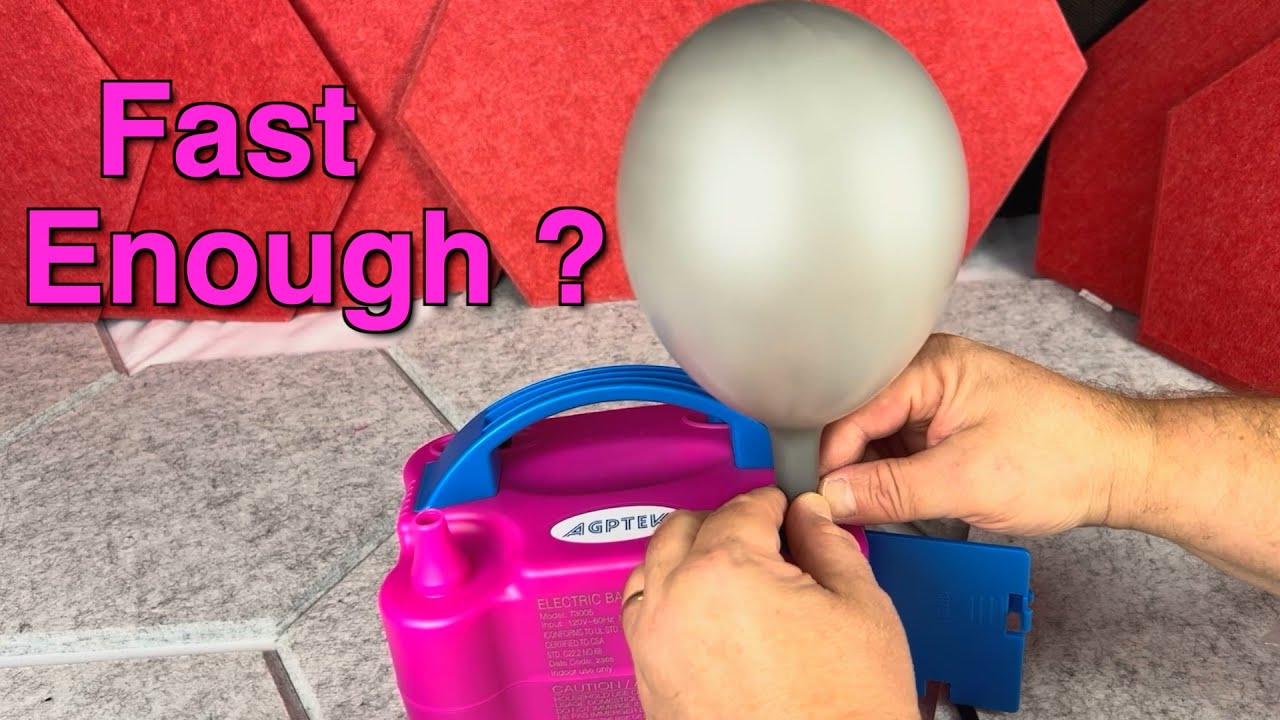Electric Balloon Air Pump Review - Fast 2 Air Nozzle Ballon Pump 600 Watts