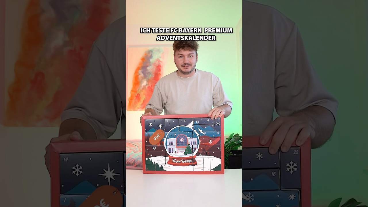Lohnt sich der FC Bayern Premium Adventskalender f&uuml;r 90&euro;? 🧐