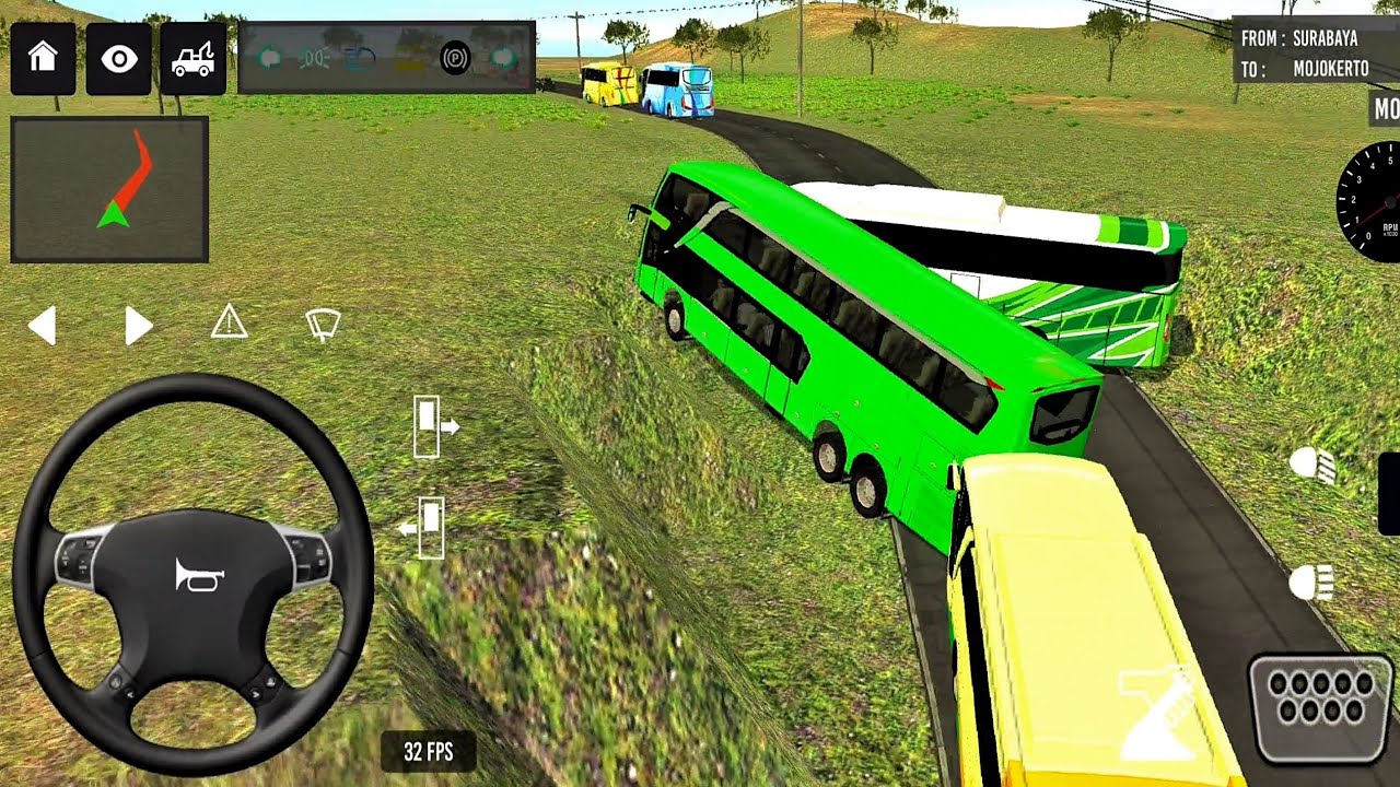 Part '4928 | Bus Simulator Indoneshia | Bus Wala Game | PASSANGERS BUS #bus #game 