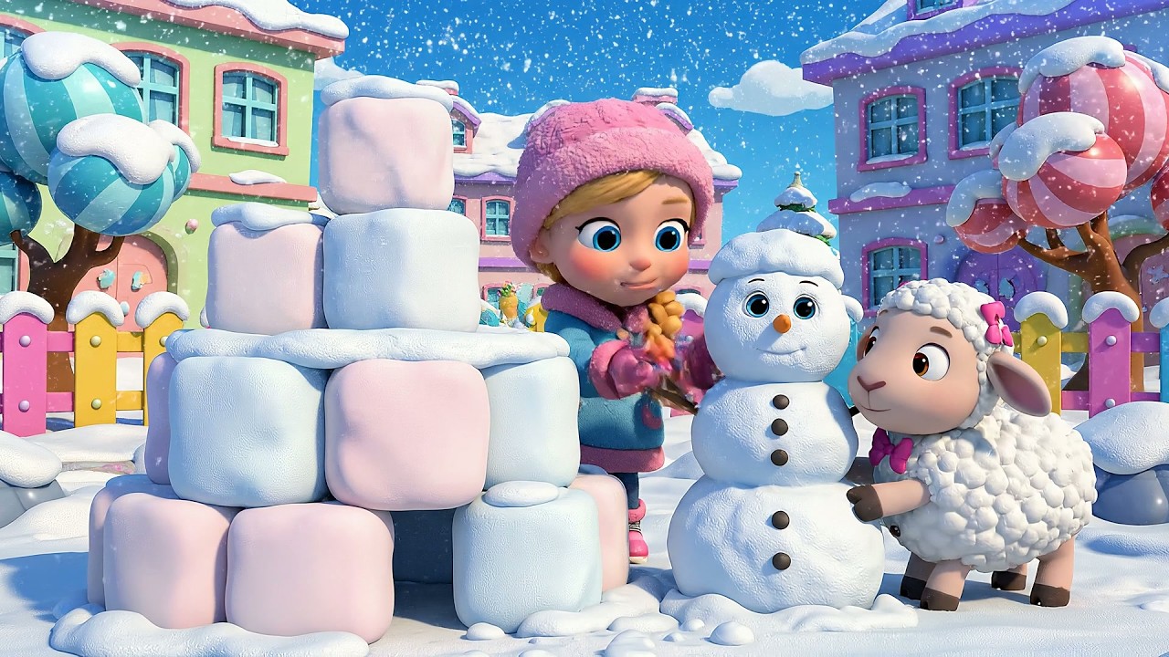 María tenía un corderito La sorpresa invernal | Rimas Infantiles y Canciones de Nieve