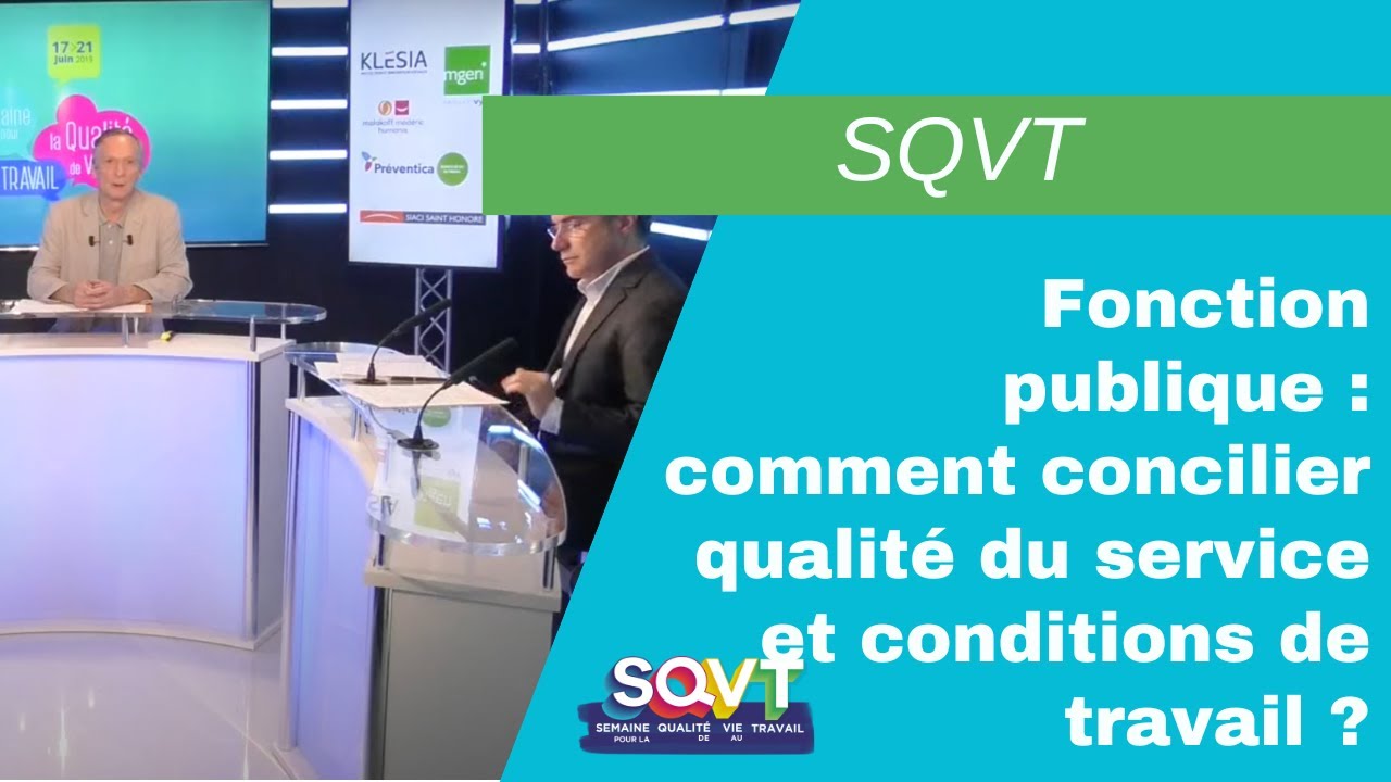 Webinaire · Fonction publique : comment concilier qualité du service et conditions de travail ?
