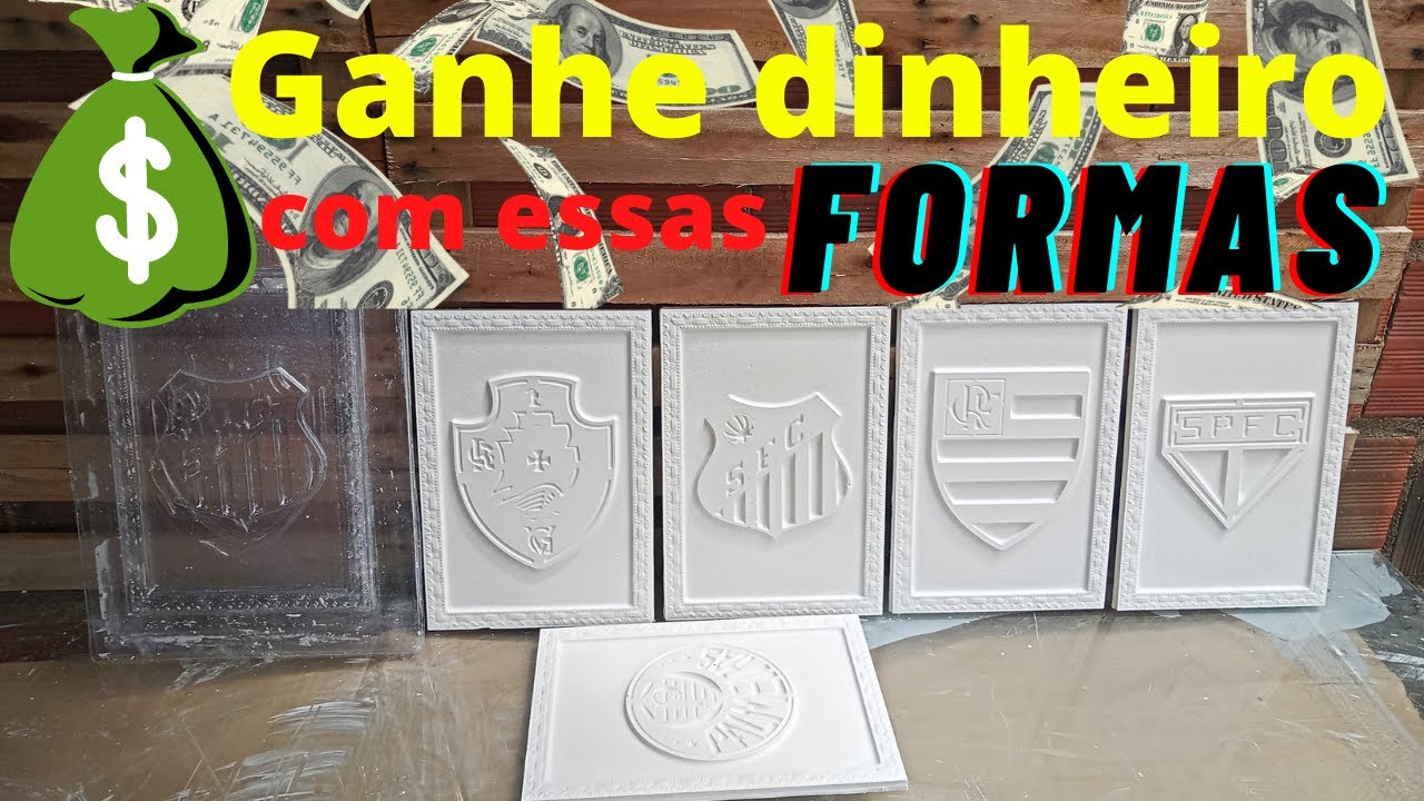 GANHE DINHEIRO COM ESSAS FORMAS PARA ARTESANATO DE GESSO