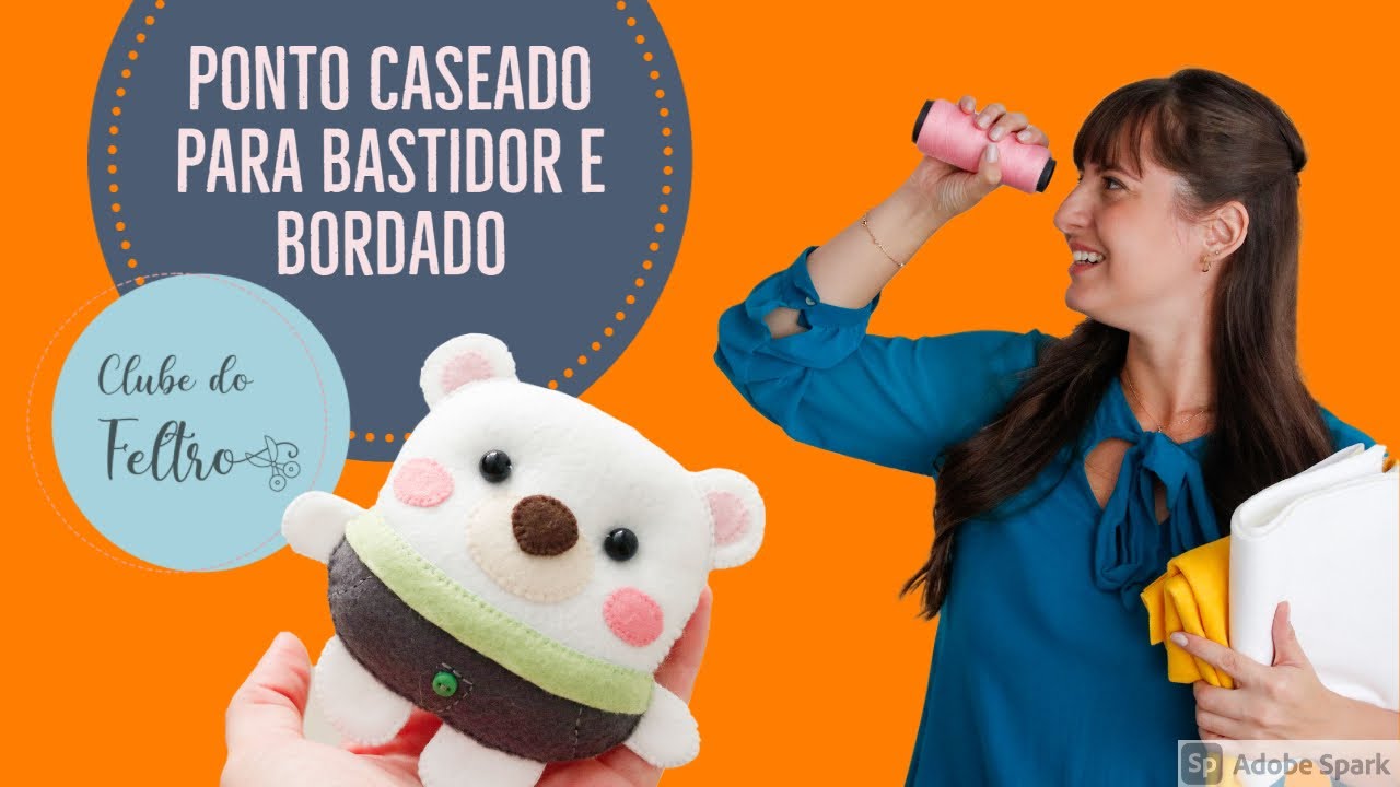 Como fazer ponto caseado no bastidor ou bordado ?