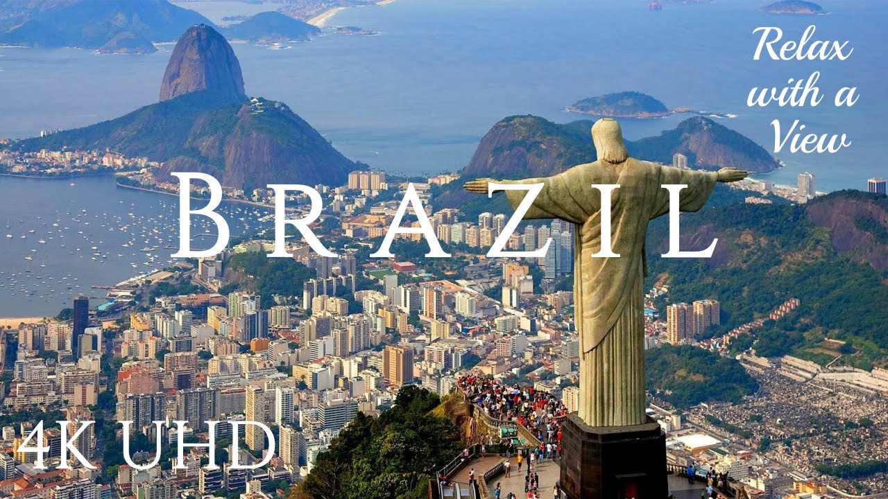 Brazil 4K - Relaxing Drone Footage and Ambient Piano Music