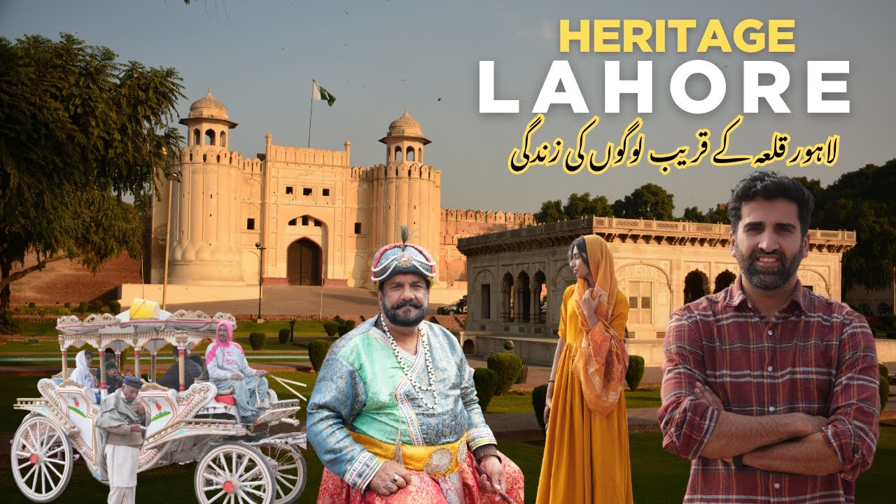 Exploring Lahore Heritage | Local Life Near Lahore Fort & Badshahi Masjid