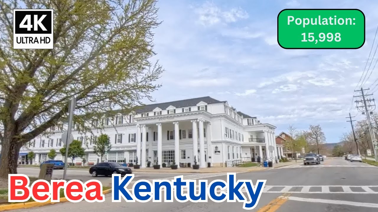 Driving Through Berea, Kentucky in 4K 🚗 | Scenic Small City Tour in the Heart of Appalachia