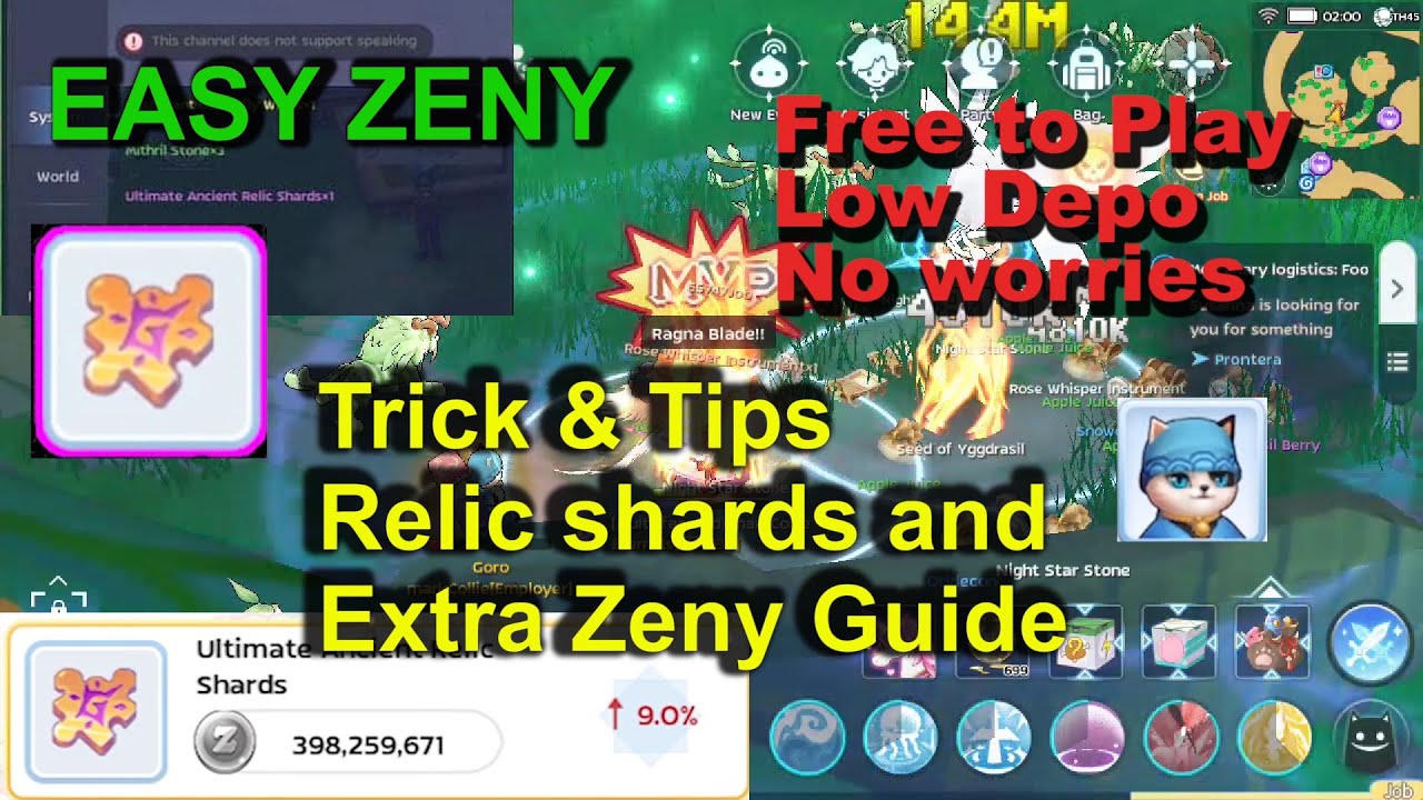 Ragnarok mobile full guide Undead, side MVP location map, world boss Spawns (Extra Zeny )