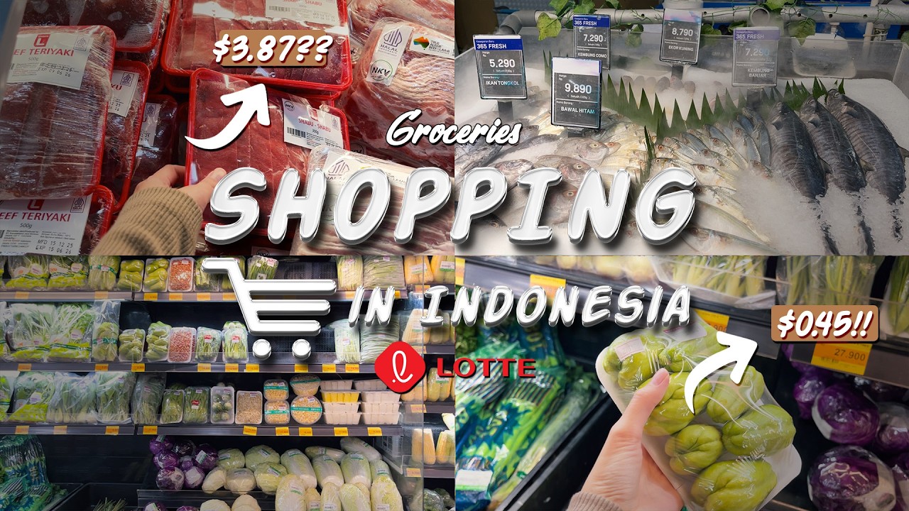 How Expensive is Korean Grocery in Indonesia? 🇮🇩 Lotte Mart Store Tour + Real Prices (2026)