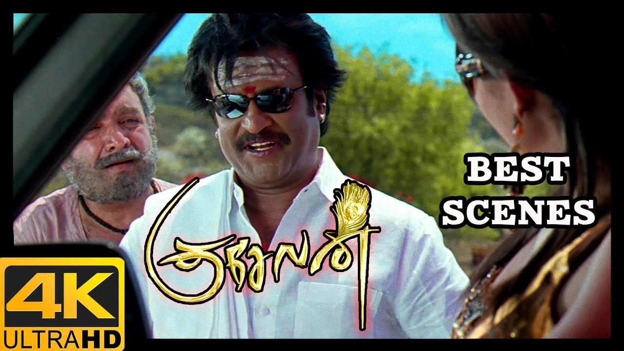 Kuselan Tamil Movie 4K | Best Scenes Compilation | Rajinikanth | Nayanthara | Pasupathi | Meena