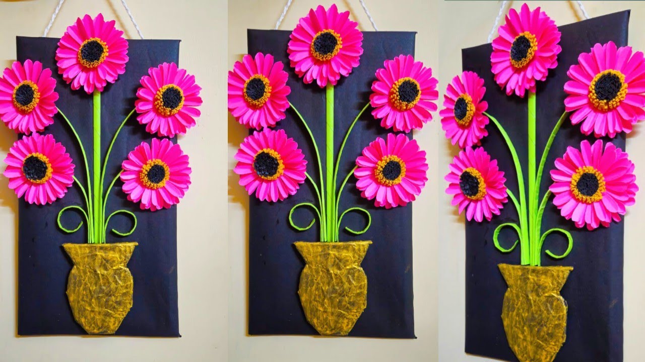 DIY- Paper Wall Mate// Paper Wall Hanging// Cardboard Wall Decor Ideas 💡paper wall decor