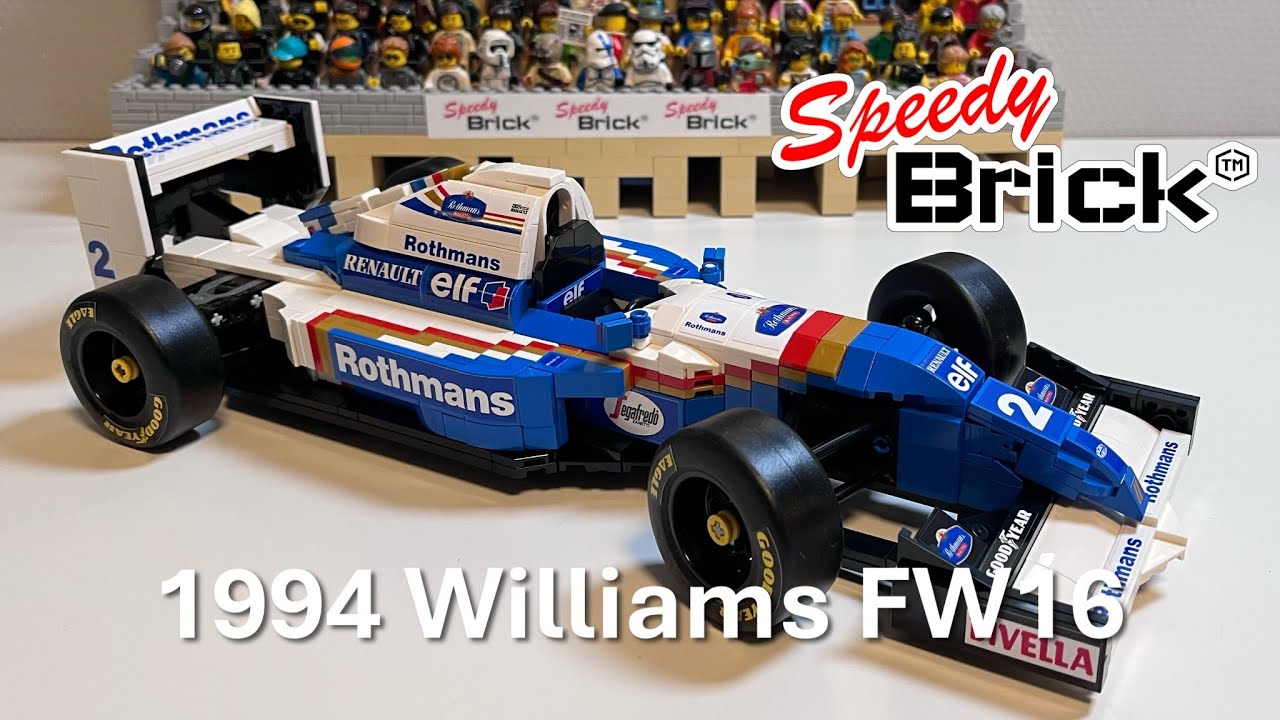 Lego MOC 1994 Williams FW16 Формулы-1 от WB Supercars MOC 204492 #ayrtonsenna