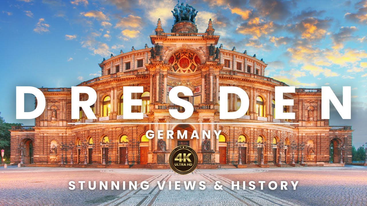 Stunning Landscapes & Historical Treasures of Dresden | A Visual Journey Through Germany's Gem | 4K