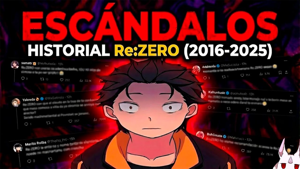 La Historia TÓXICA de Re:ZERO: Todas las Polémicas (2016-2025)