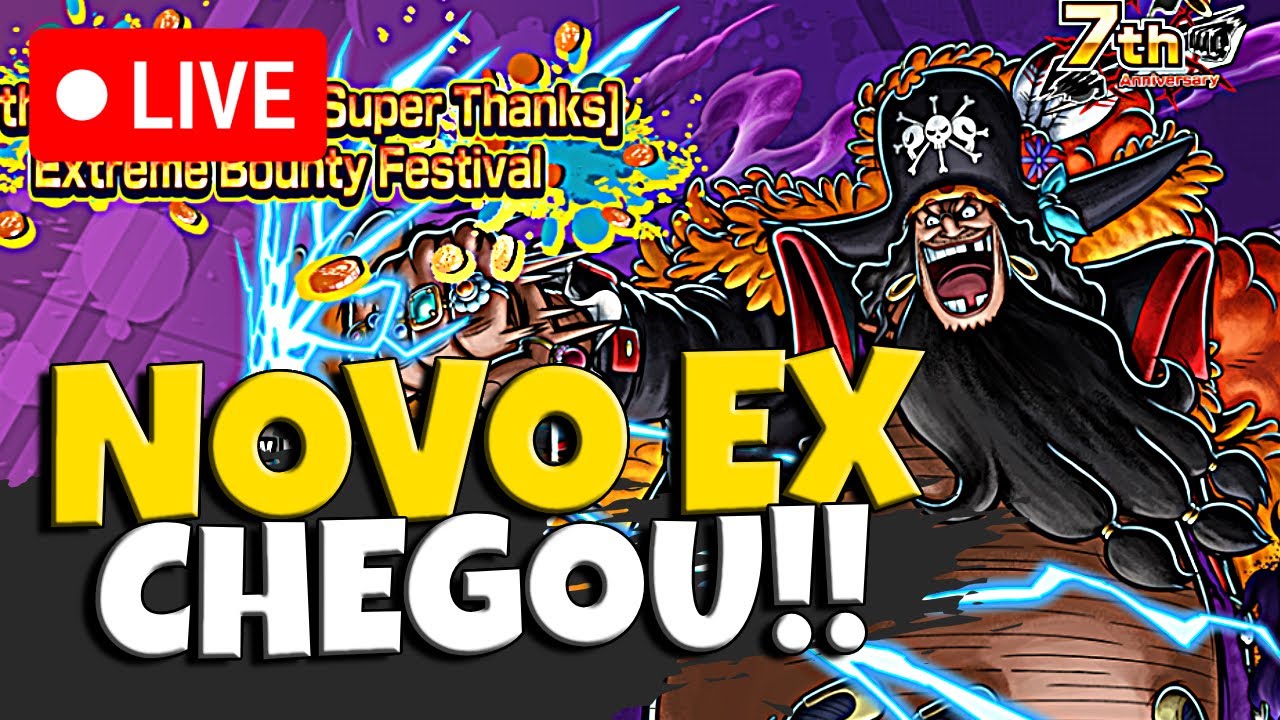 🔴 FINALMENTE! BARBA NEGRA NO ONE PIECE BOUNTY RUSH | LIVE