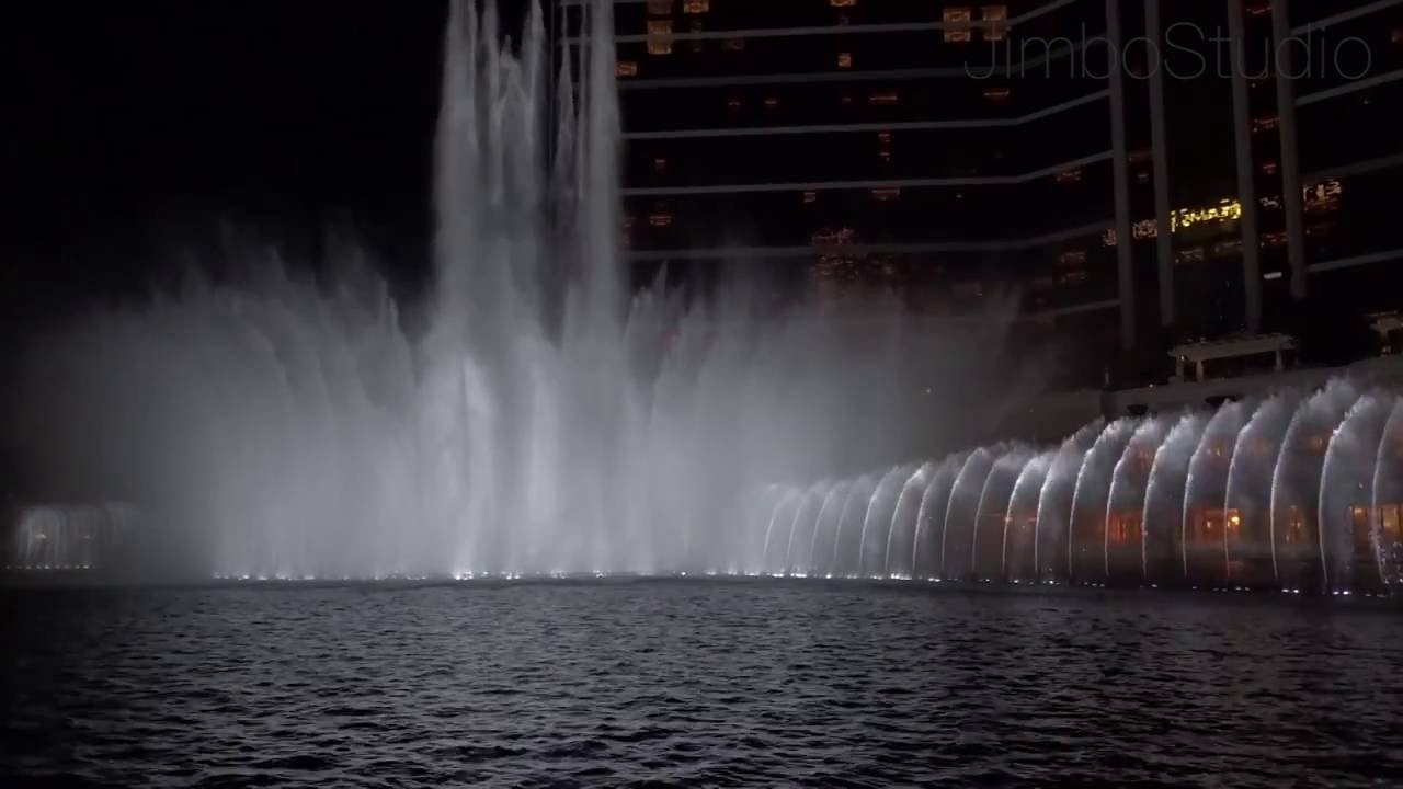 Wynn Palace Fountain - Time to say goodbye (Con Te Partiro)