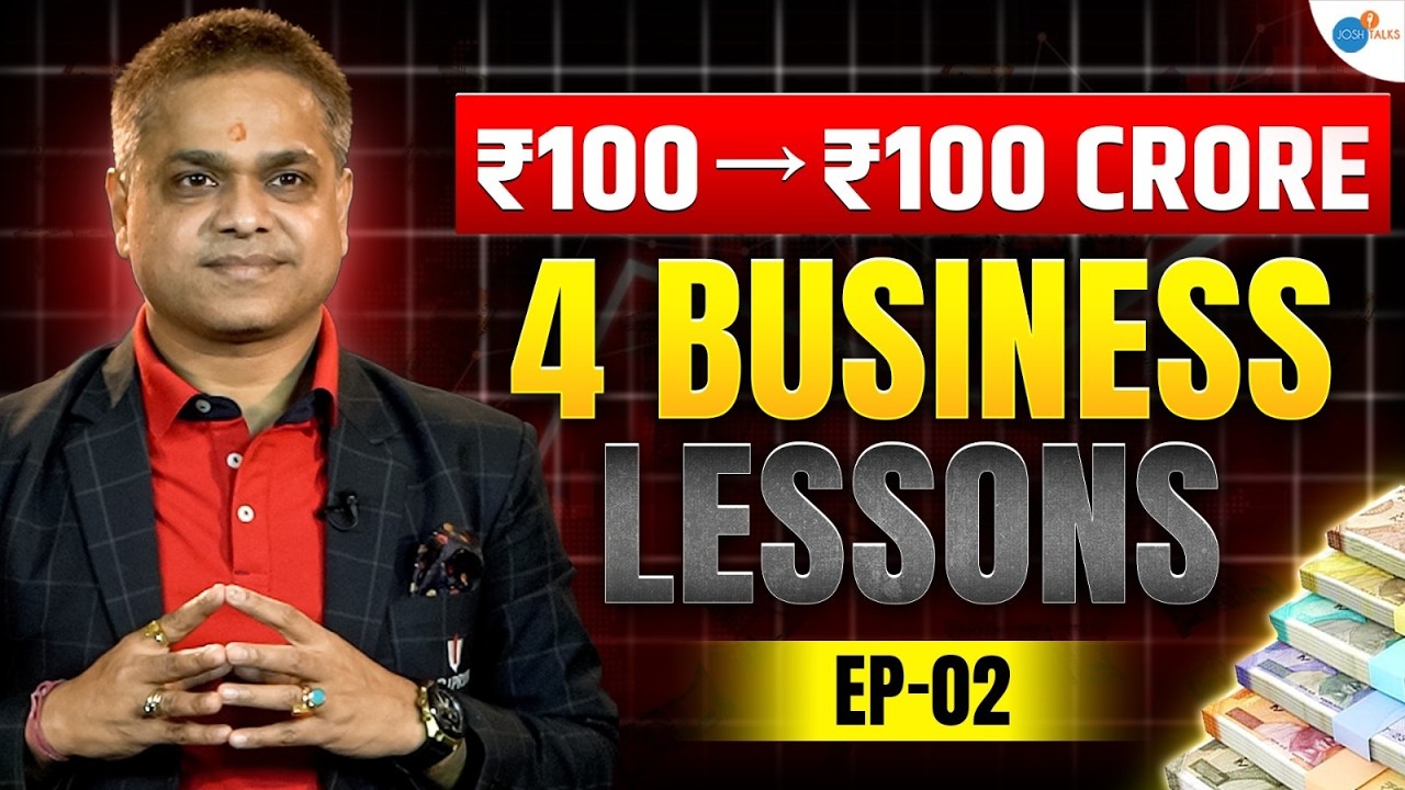 4 Step Business Formula to Build a ₹100 Crore Empire | Ashwani Kumar | Josh Talks #motivation #tips