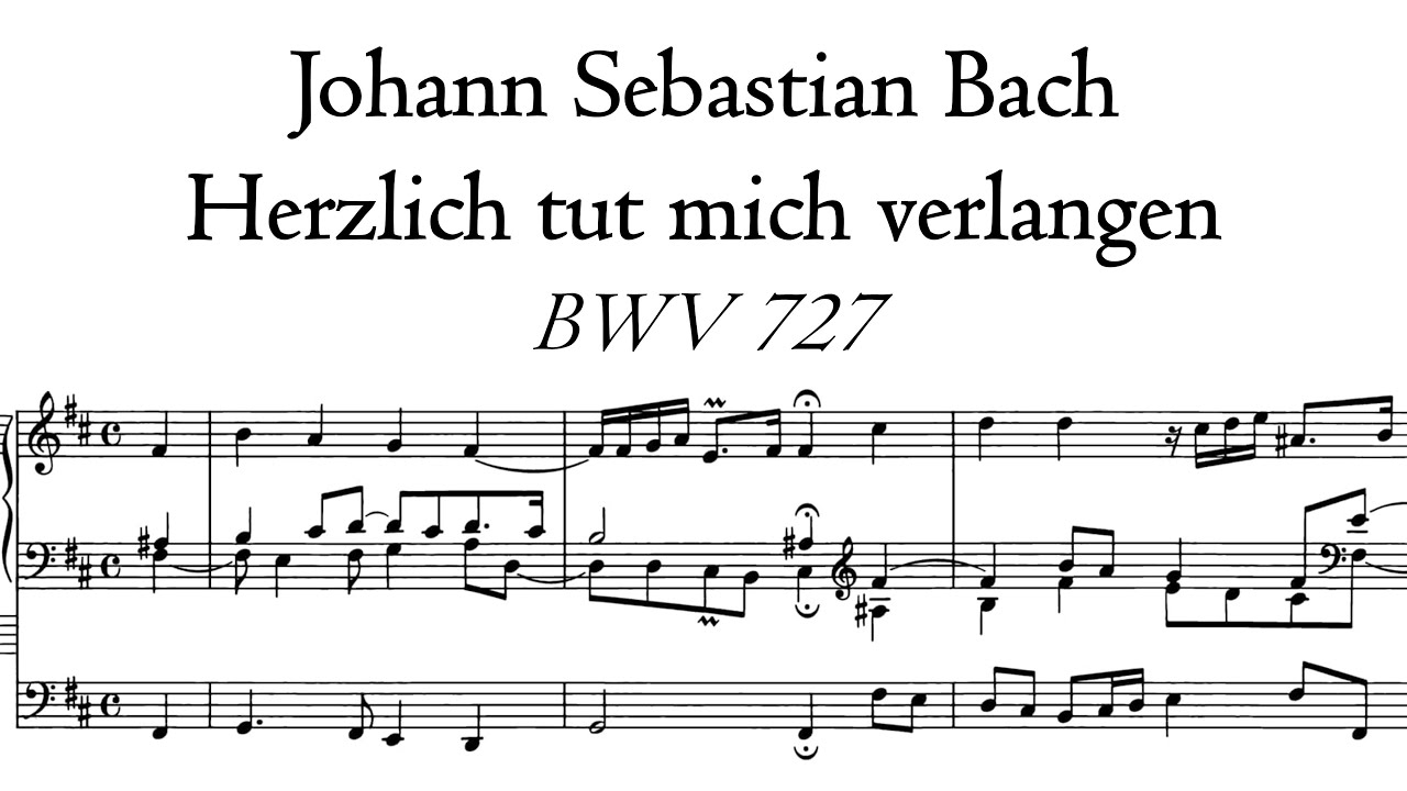 Bach - Herzlich tut mich verlangen, BWV 727 - Köck organ, Obervellach, Hauptwerk