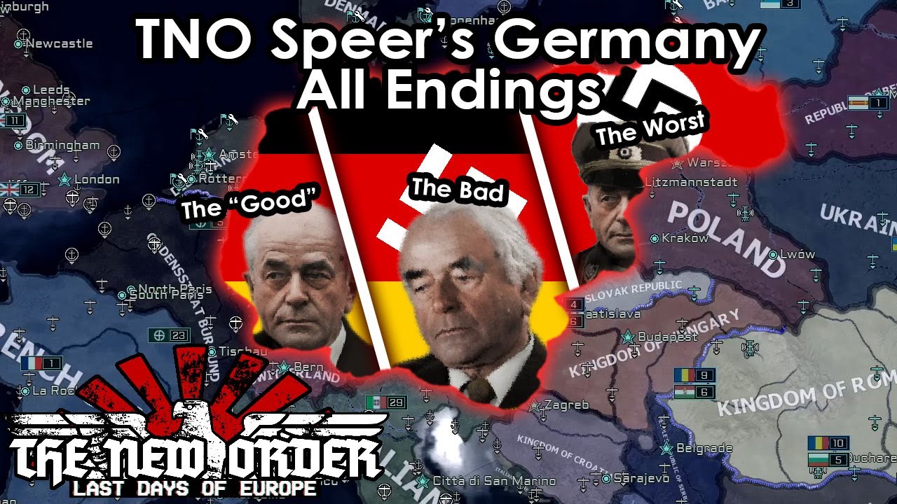 TNO Speer's Germany | Timelapse | All Endings