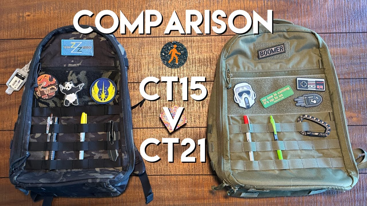 CT15 vs CT21 Tactical Ruck Backpack Comparison