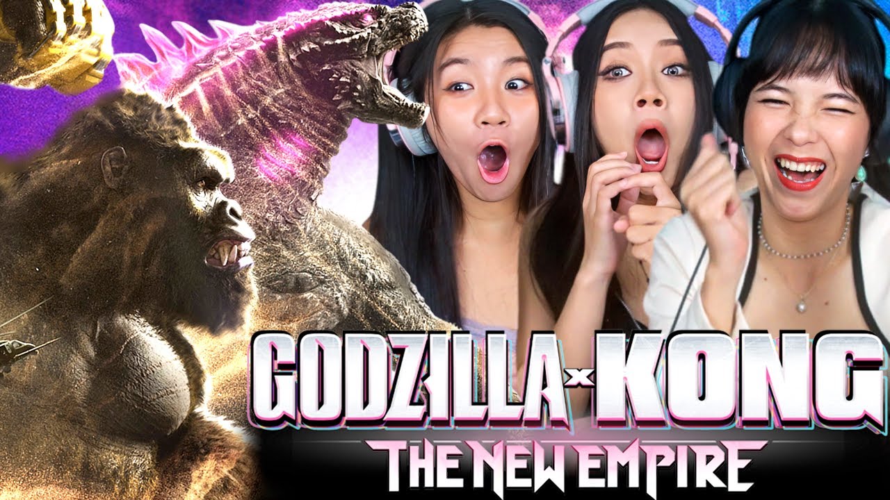 Foreign Girls React | Godzilla x Kong: The New Empire | First Time Watch