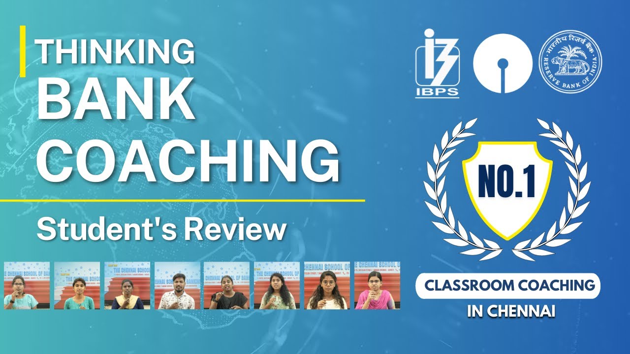 BANK EXAM COACHING IN CHENNAI | STUDENTS FEEDBACK | #chennaischoolofbanking