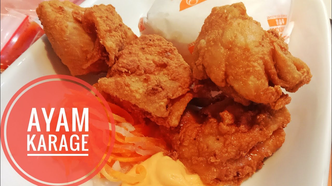 RESEP SEDERHANA AYAM KARAGE mirip YOSINOYA