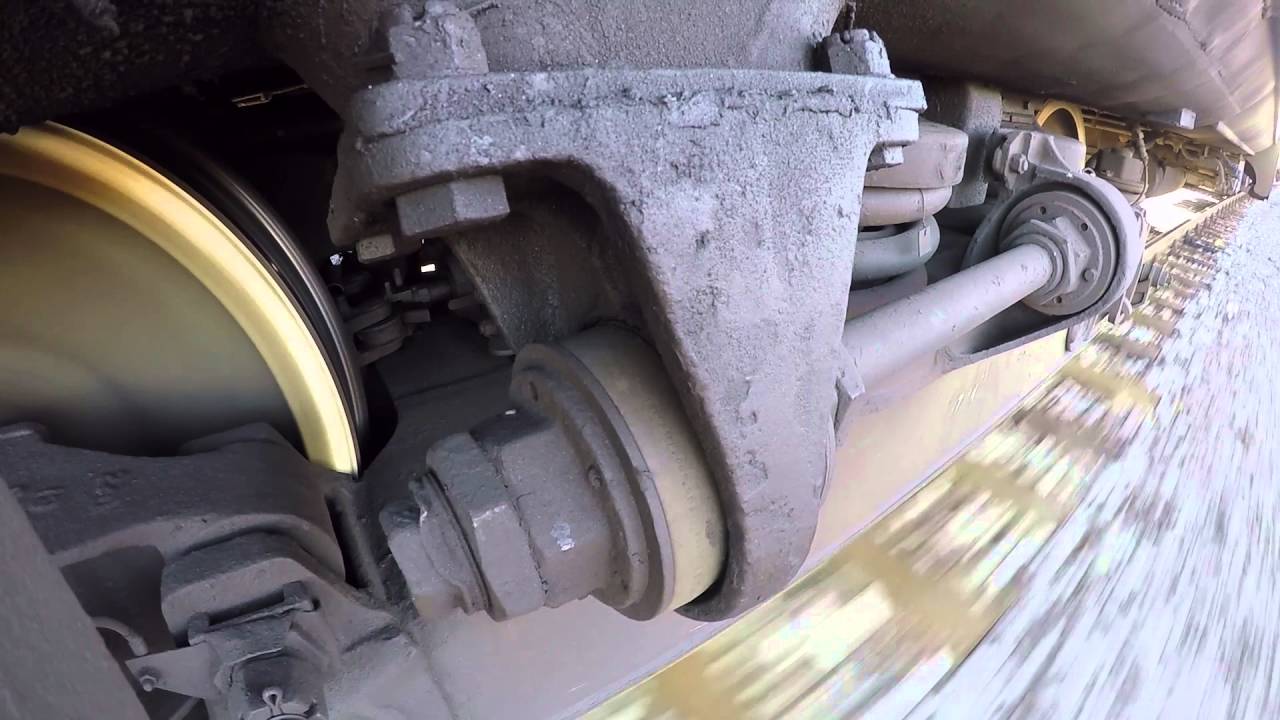 GoPro - Тележка дизель-поезда ДР1А 2 / DR1A DMU bogie wheelcam 2