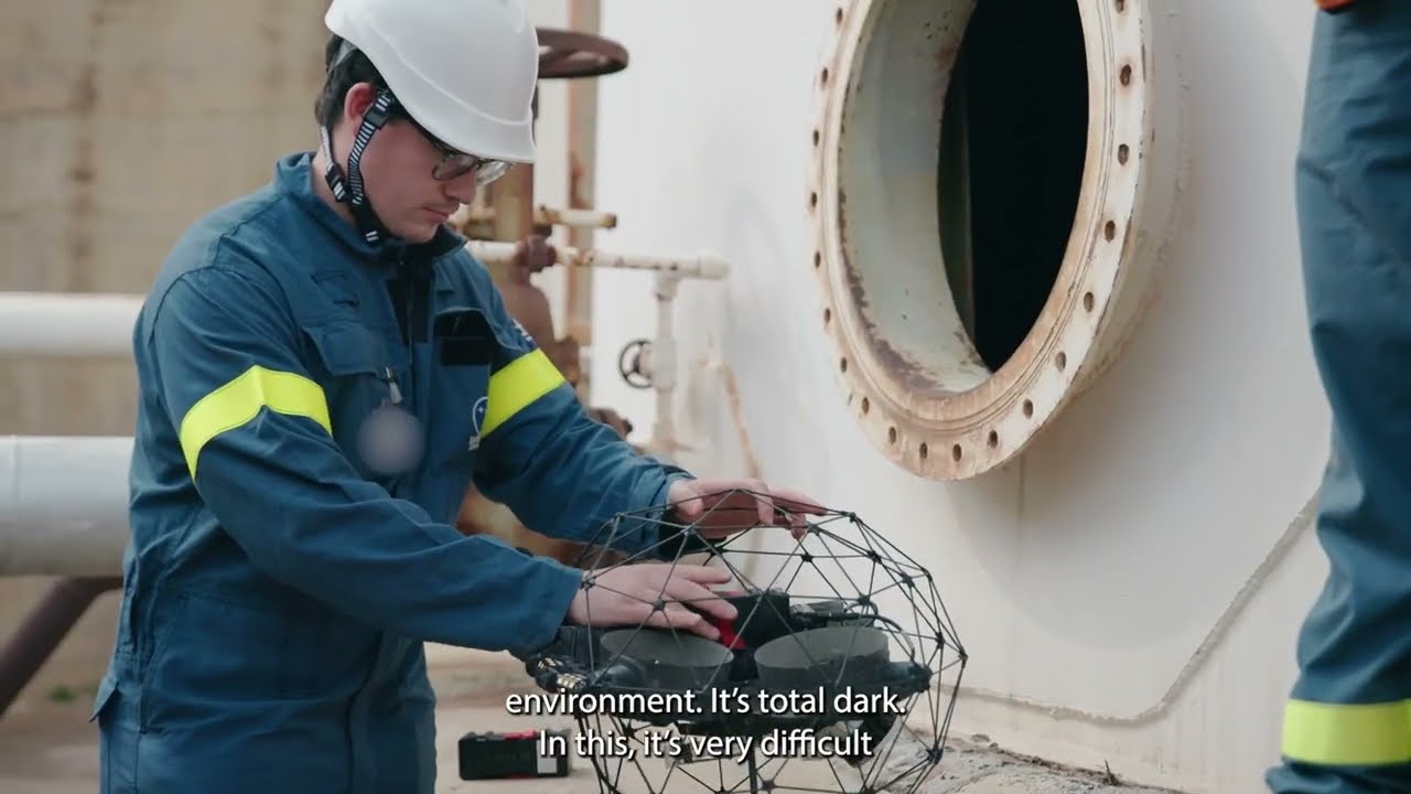 Inherently Safe Inspections with Oil & Gas Drone - Flyability | DROBOTiQS | HELLENiQ ENERGY
