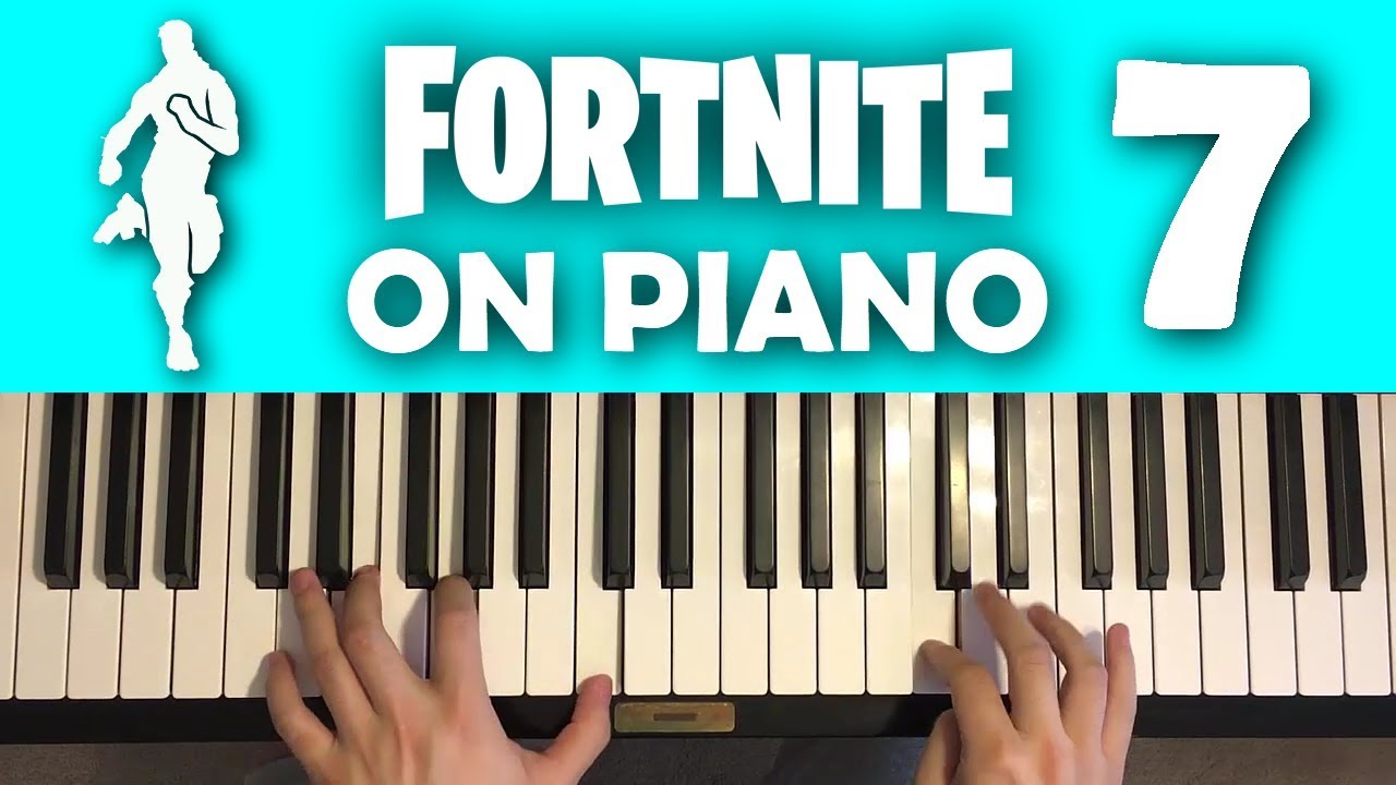 FORTNITE DANCES ON PIANO (Part 7)
