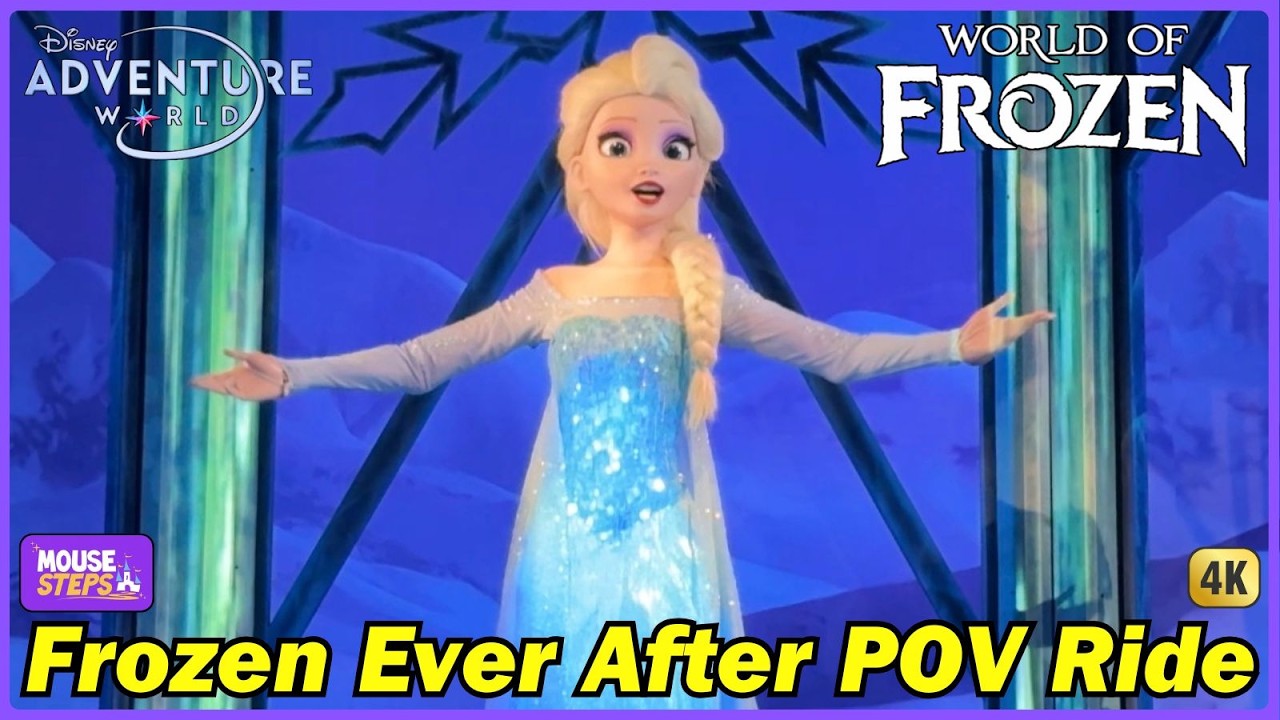 Frozen Ever After Full POV Ride w/Queue at World of Frozen, Disney Adventure World -Disneyland Paris