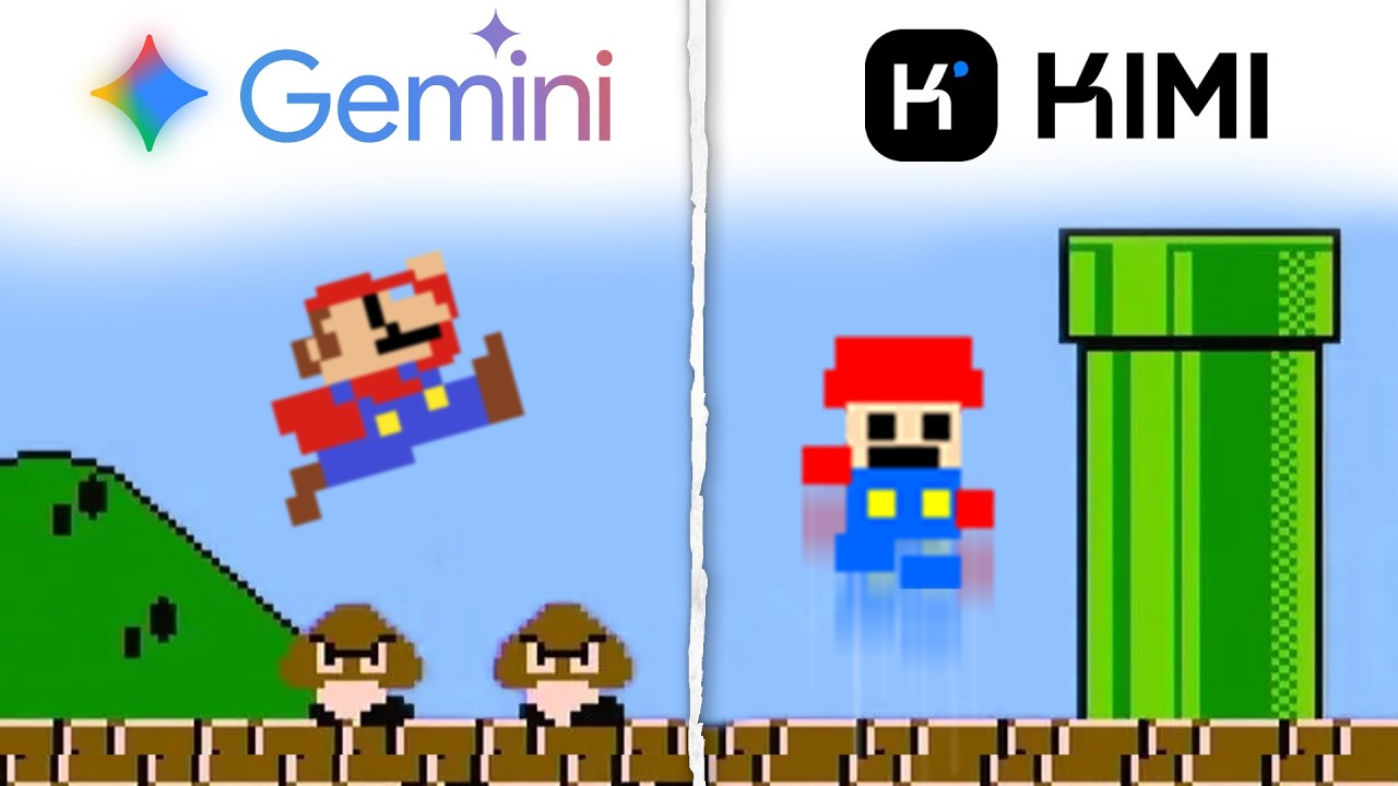 Gemini vs Kimi AI - Who makes the best Mario?