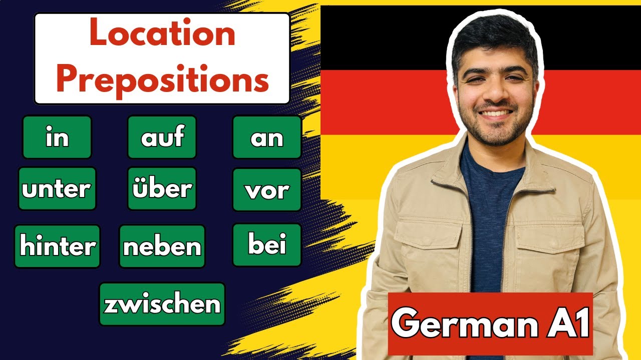 Location Prepositions in German | Lokale Präpositionen | German Grammar | German A1