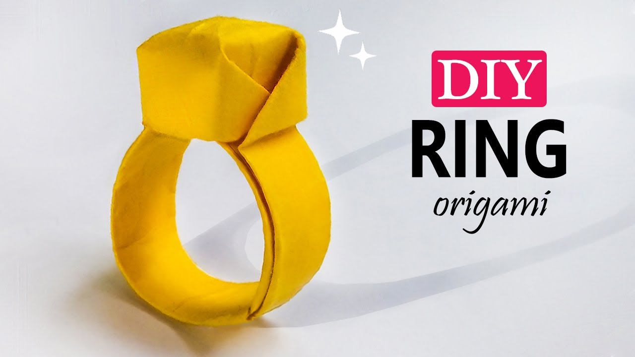 how to make origami ring I paper ring easy