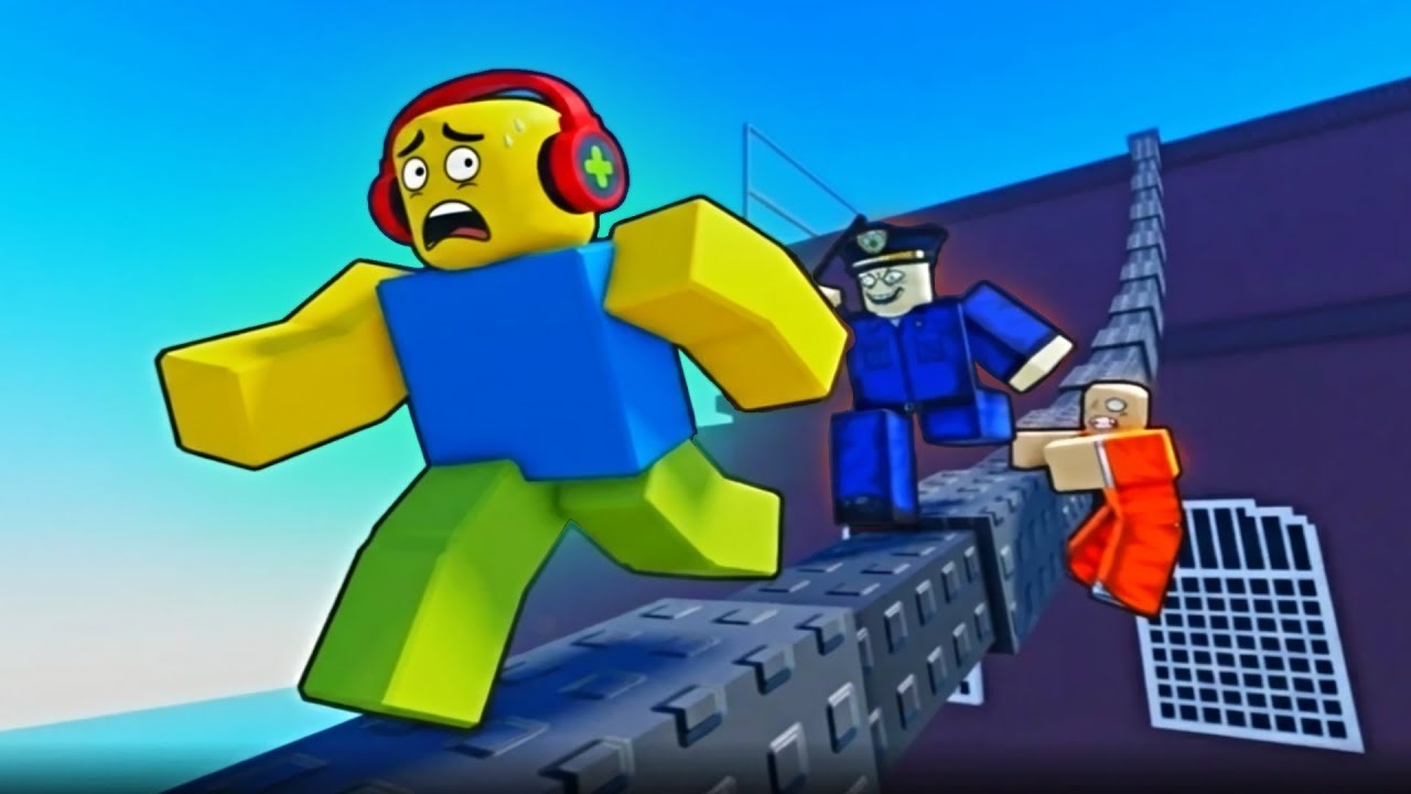 Noob plays – Roblox Speed Prison Escape (Noob faster than Sonic?!)