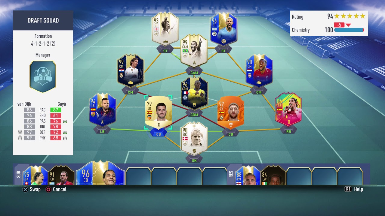 195 FUT DRAFT || FIFA19