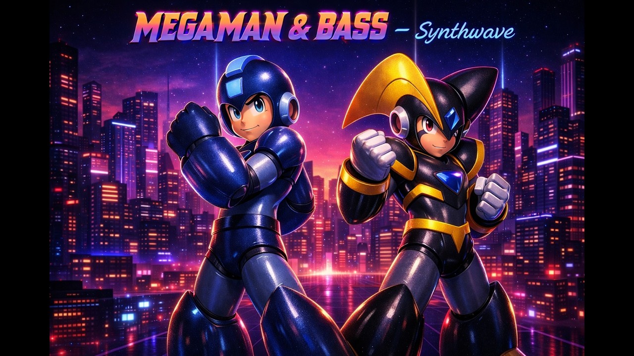 MEGA MAN & BASS (1998) — SYNTHWAVE TRIBUTE