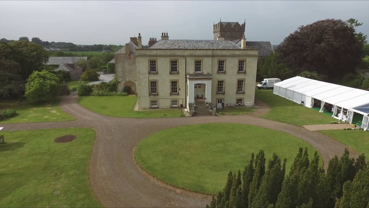 Ewenny Priory from the Air