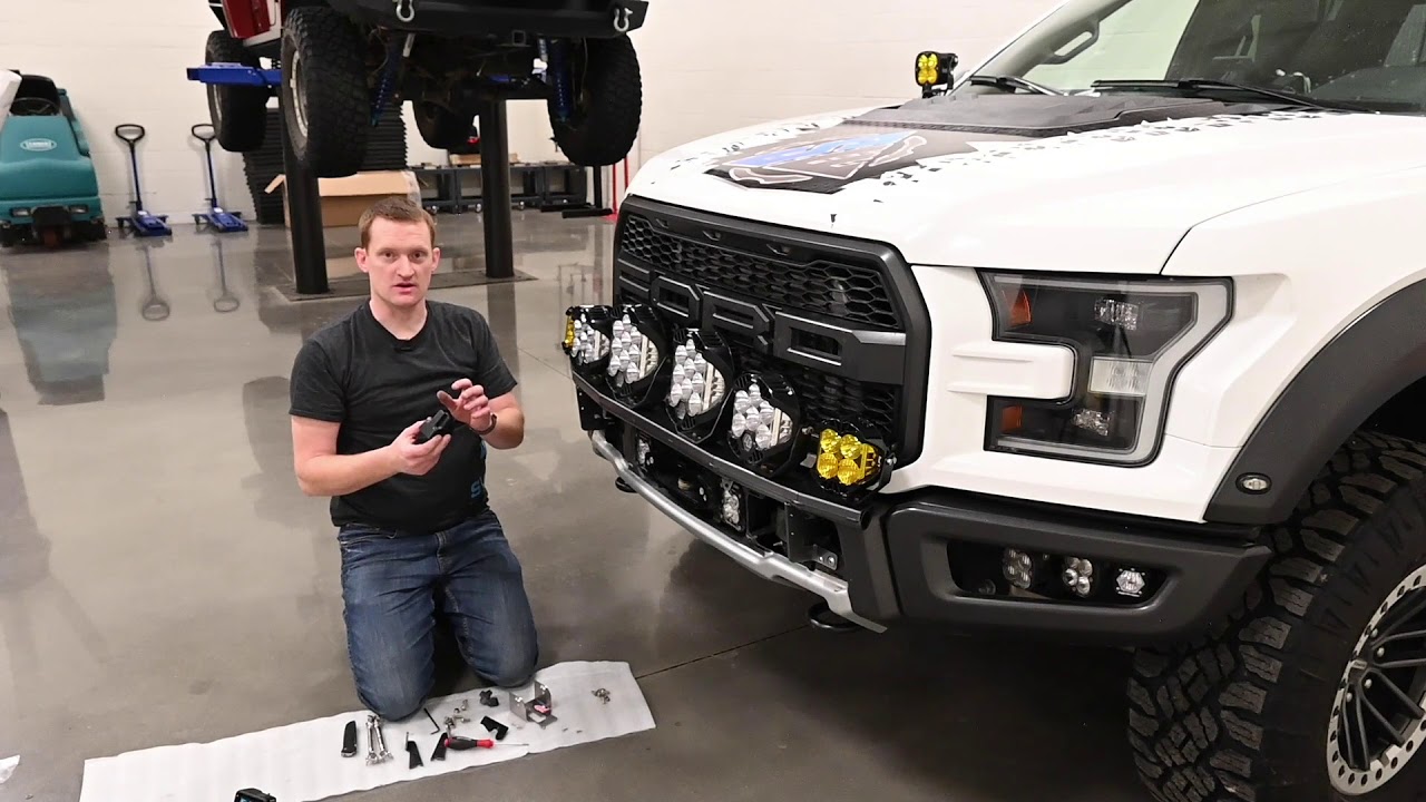 Установка фар в Ford Raptor Elite (2-е поколение)