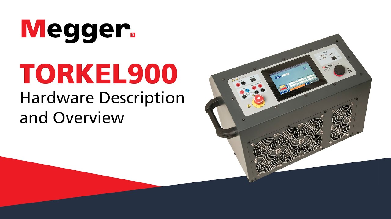 Megger TORKEL 900: Hardware Description and Overview