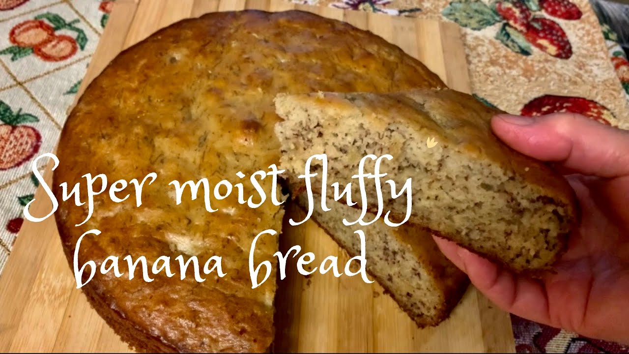 Secret To A Super Moist and Fluffy Banana Cake/Easy Recipe