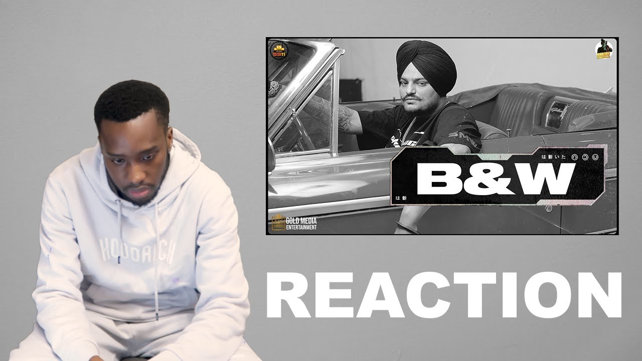 Sidhu MooseWala - B&W (REACTION)