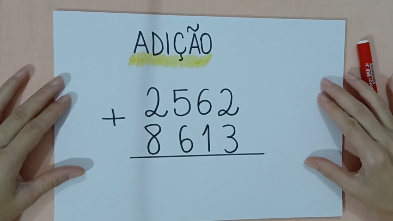 Adição - Aprendendo a Somar - Contas de Adição -  Adição com reagrupamento - EJA