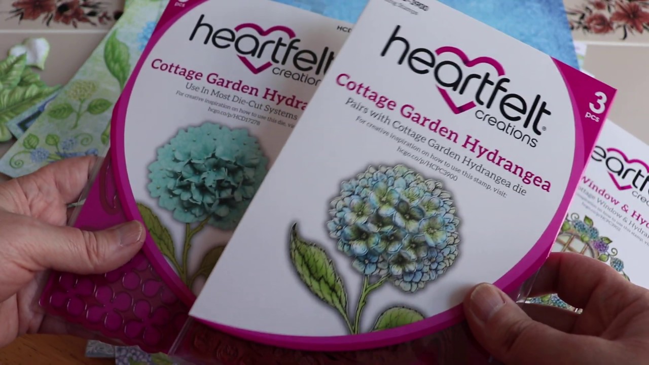Heartfelt Creations Cottage Garden Close Up
