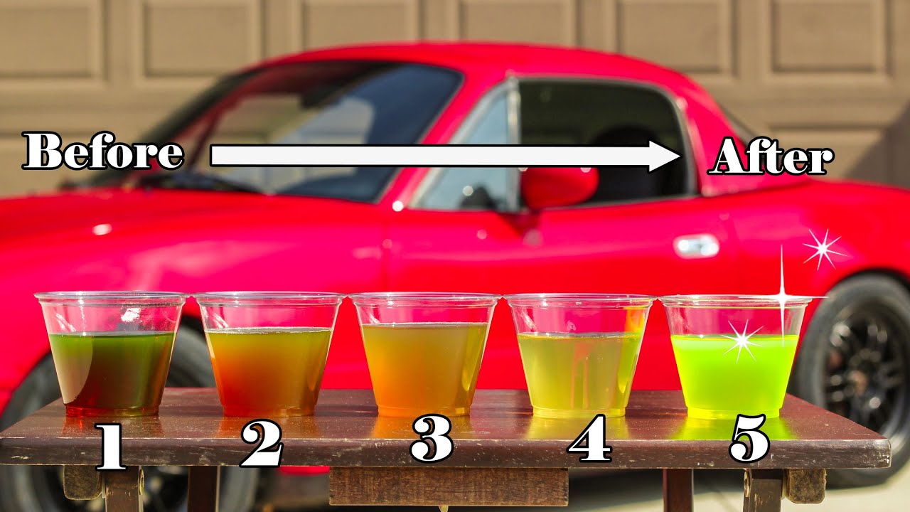 Coolant Super Flush On The Miata  *It Was BAD*