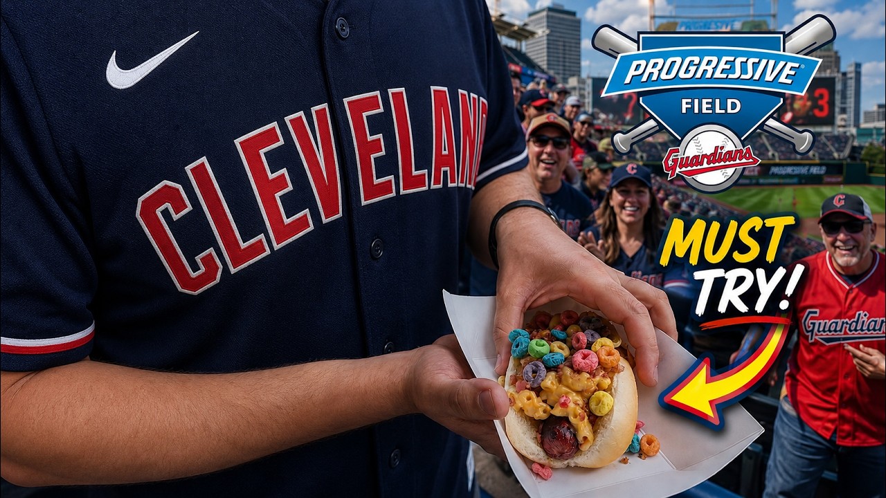 Walking tour of Progressive Field in Cleveland, Ohio