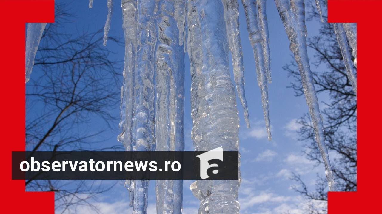 România tremură sub o nouă avertizare de ger: 
