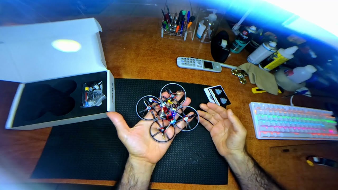 COMPRE UN DRON DE 43 gramos...HappyModel MOBULA8
