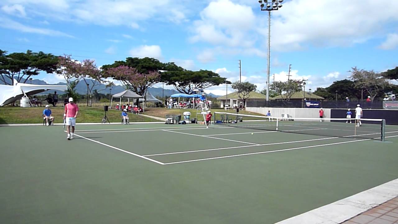Kevin Anderson vs Grega Zemlja - Semifinal Honolulu Challenger 2010 (HD) Part 1 of 3
