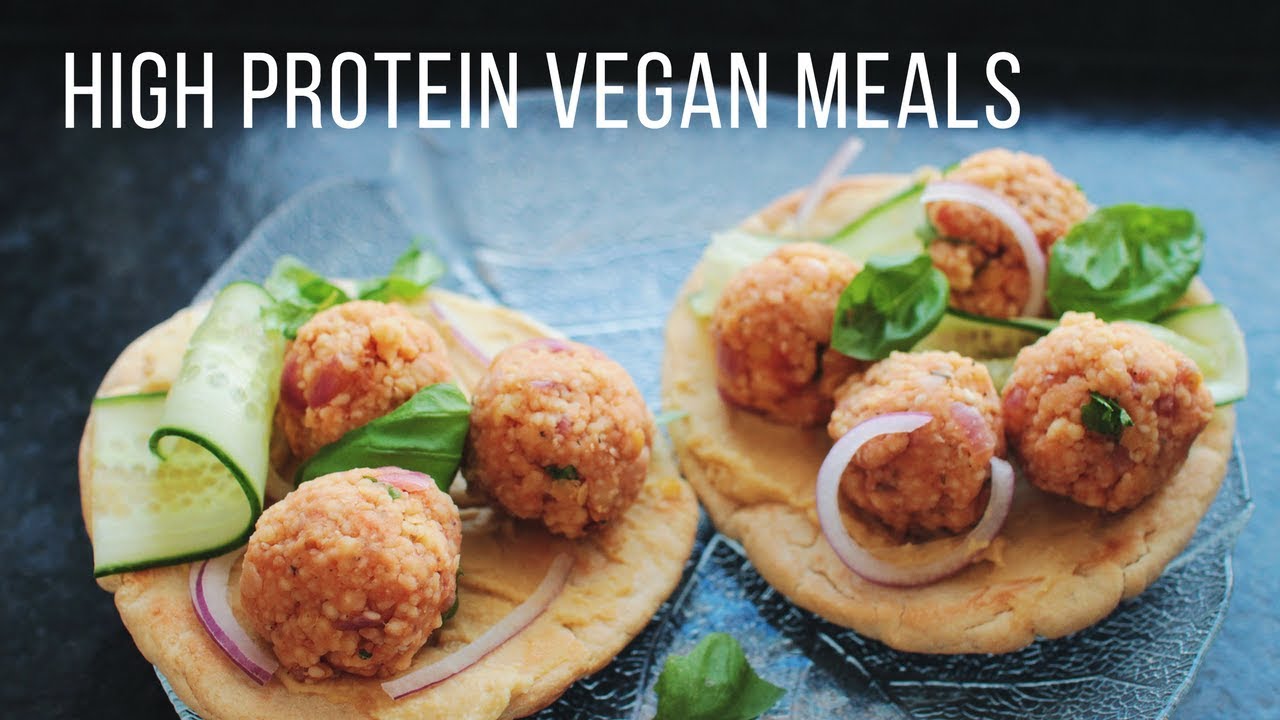 High Protein Vegan Meal Ideas! // Healthy + Easy