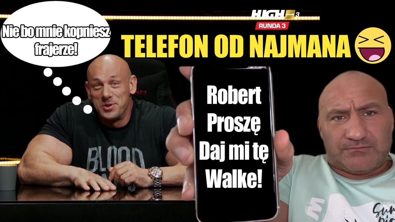 NAJMAN ATENCJUSZ DZWONI 😂 DO BURNEIKI : NA RUNDKACH HIGH LEAGUE 3 BURNEIKA VS ROBUR z WK